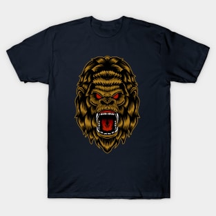 Angry gorilla head T-Shirt